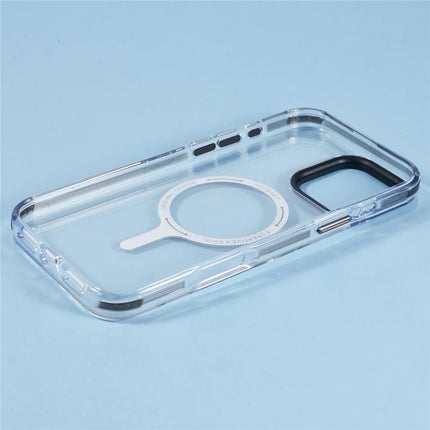 YOUNGKIT For iPhone 16 Pro Max Case Compatible with MagSafe Glossy TPU+TPE Phone Cover