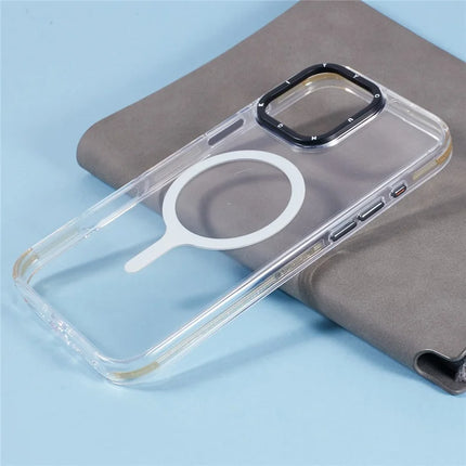 YOUNGKIT For iPhone 16 Pro Max Case Compatible with MagSafe Glossy TPU+TPE Phone Cover