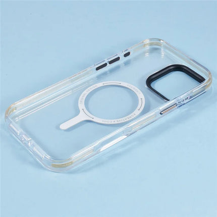 YOUNGKIT For iPhone 16 Pro Max Case Compatible with MagSafe Glossy TPU+TPE Phone Cover