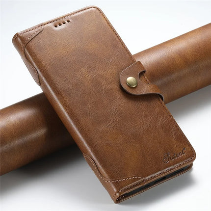 SUTENI Q03 Series for iPhone 16 Pro Max Case Wavy Texture PU Leather Phone Wallet Cover