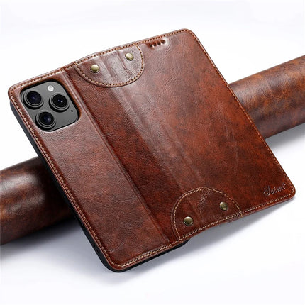 SUTENI For iPhone 16 Pro Max Case PU Leather Stand Wallet Phone Cover