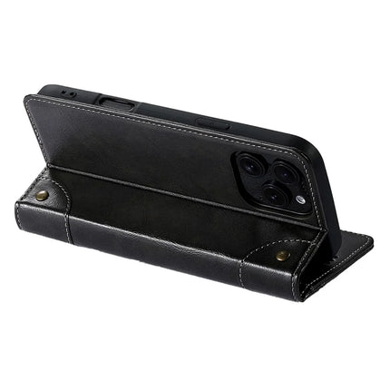SUTENI For iPhone 16 Pro Max Case PU Leather Stand Wallet Phone Cover