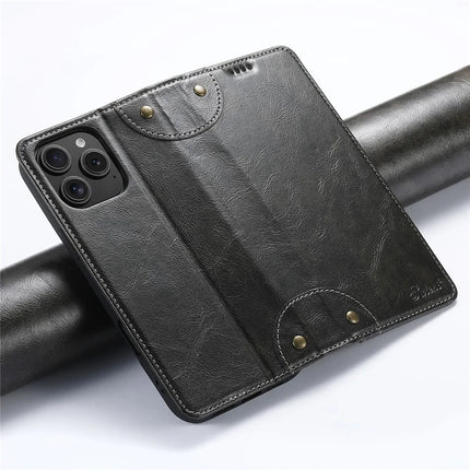 SUTENI For iPhone 16 Pro Max Case PU Leather Stand Wallet Phone Cover