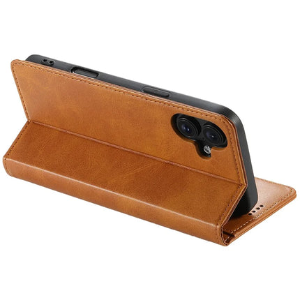 SUTENI For iPhone 16 Plus Case PU Leather Wallet Stand Magnetic Closing Phone Cover