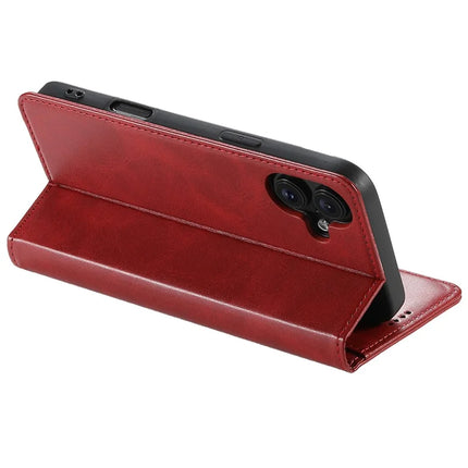 SUTENI For iPhone 16 Plus Case PU Leather Wallet Stand Magnetic Closing Phone Cover