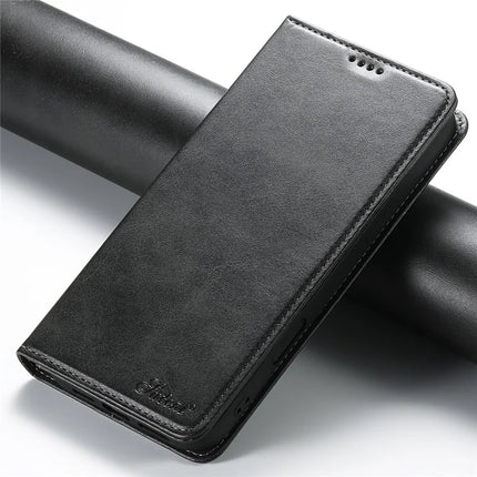 SUTENI For iPhone 16 Pro Max Case PU Leather Wallet Stand Magnetic Closing Phone Cover