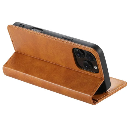 SUTENI For iPhone 16 Pro Max Case PU Leather Wallet Stand Magnetic Closing Phone Cover
