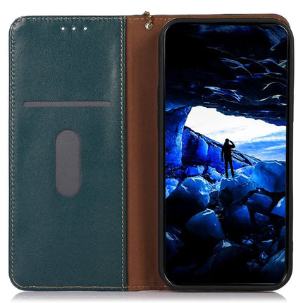 KHAZNEH For Asus Zenfone 11 Ultra 5G Case Genuine Cow Leather Wallet Phone Cover Nappa Texture