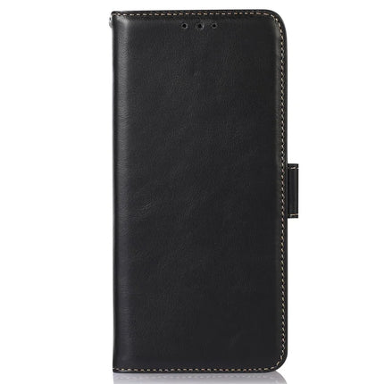 For Asus Zenfone 11 Ultra 5G Case RFID Blocking Genuine Cow Leather Wallet Phone Cover