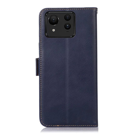 For Asus Zenfone 11 Ultra 5G Case RFID Blocking Genuine Cow Leather Wallet Phone Cover