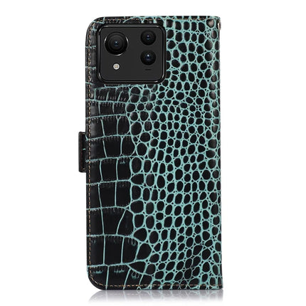 For Asus Zenfone 11 Ultra 5G Case Crocodile Texture Genuine Cow Leather Phone Wallet Cover