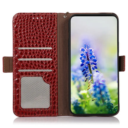 For Asus Zenfone 11 Ultra 5G Case Crocodile Texture Genuine Cow Leather Phone Wallet Cover