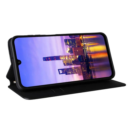 For Samsung Galaxy A16 5G / A16 4G Wallet Case Rhombus Imprinted Leather Phone Cover
