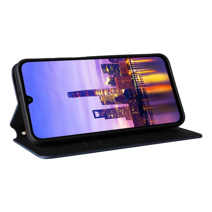 For Samsung Galaxy A16 5G / A16 4G Wallet Case Rhombus Imprinted Leather Phone Cover