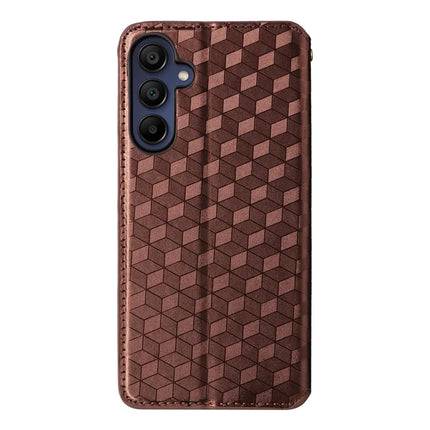 For Samsung Galaxy A16 5G / A16 4G Wallet Case Rhombus Imprinted Leather Phone Cover