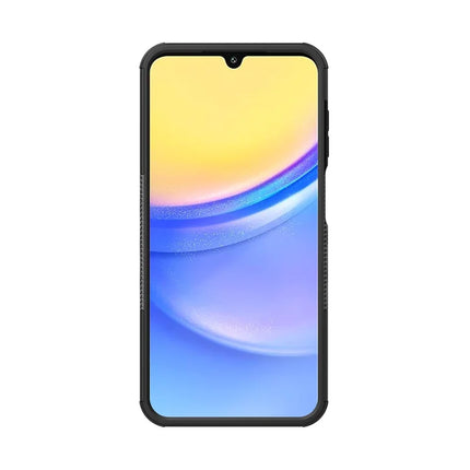 For Samsung Galaxy A16 5G / A16 4G Case PC+TPU Tyre Pattern Slim Phone Cover with Kickstand