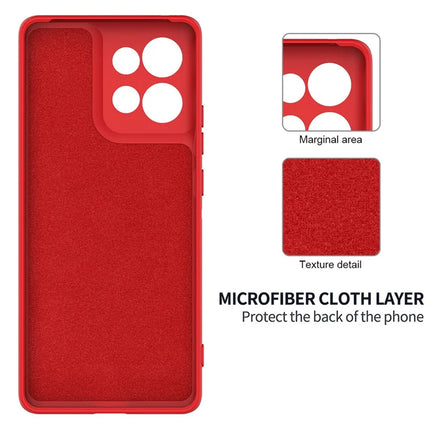 For Motorola Edge 50 Neo 5G / Moto S50 5G / Thinkphone 25 5G Case Liquid Silicone Anti-Scratch Phone Cover with Hand Strap