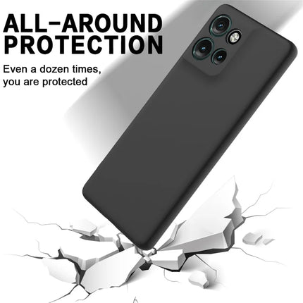 For Motorola Edge 50 Neo 5G / Moto S50 5G / Thinkphone 25 5G Case Liquid Silicone Anti-Scratch Phone Cover with Hand Strap