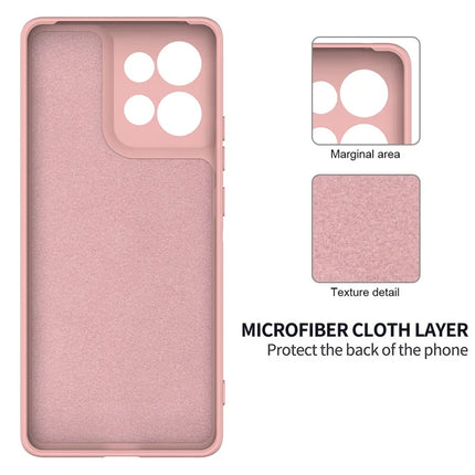 For Motorola Edge 50 Neo 5G / Moto S50 5G / Thinkphone 25 5G Case Liquid Silicone Anti-Scratch Phone Cover with Hand Strap