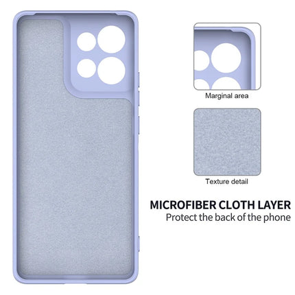 For Motorola Edge 50 Neo 5G / Moto S50 5G / Thinkphone 25 5G Case Liquid Silicone Anti-Scratch Phone Cover with Hand Strap