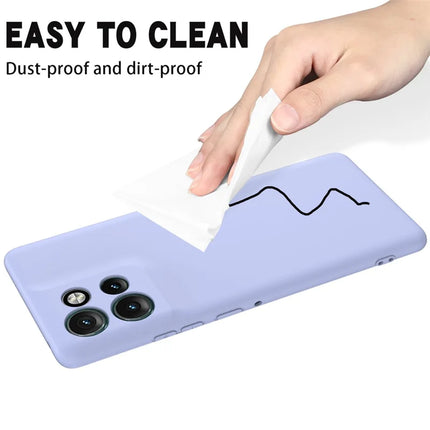 For Motorola Edge 50 Neo 5G / Moto S50 5G / Thinkphone 25 5G Case Liquid Silicone Anti-Scratch Phone Cover with Hand Strap