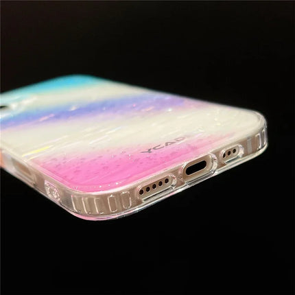 For iPhone 16 Plus Case Colorful Design Shockproof Hard PC Phone Shell