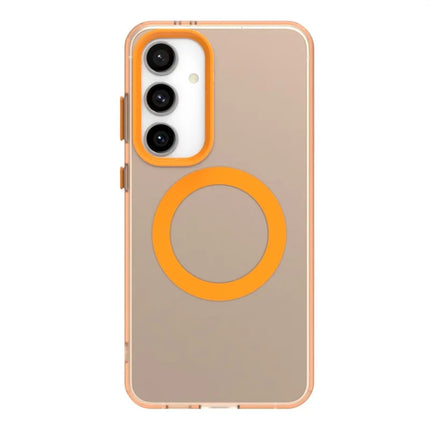 Candy Series For Samsung Galaxy S23 FE Case Compatible with MagSafe PC+TPU+PET Anti-Drop Phone Cover