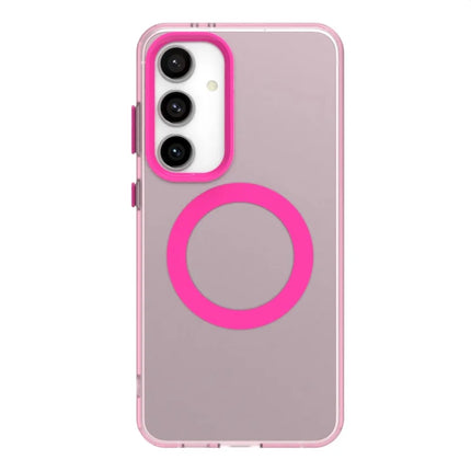 Candy Series For Samsung Galaxy S23 FE Case Compatible with MagSafe PC+TPU+PET Anti-Drop Phone Cover