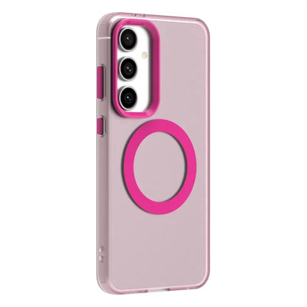 Candy Series For Samsung Galaxy S23 FE Case Compatible with MagSafe PC+TPU+PET Anti-Drop Phone Cover