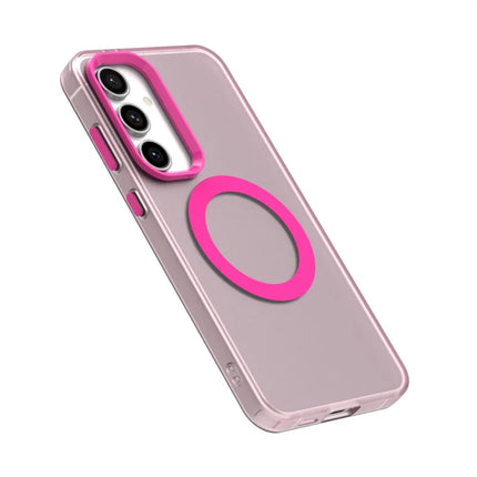 Candy Series For Samsung Galaxy S23 FE Case Compatible with MagSafe PC+TPU+PET Anti-Drop Phone Cover