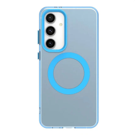 Candy Series For Samsung Galaxy S23 FE Case Compatible with MagSafe PC+TPU+PET Anti-Drop Phone Cover