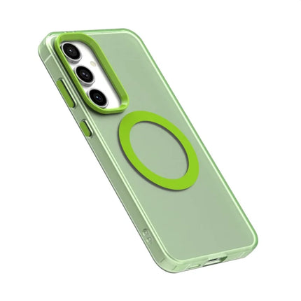 Candy Series For Samsung Galaxy S23 FE Case Compatible with MagSafe PC+TPU+PET Anti-Drop Phone Cover