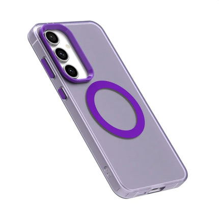 Candy Series For Samsung Galaxy S23 FE Case Compatible with MagSafe PC+TPU+PET Anti-Drop Phone Cover