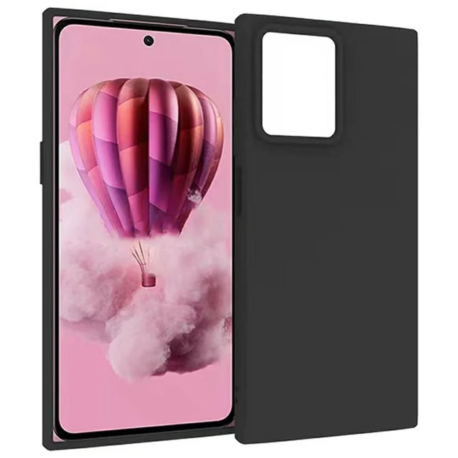 For HMD Skyline Case Soft Matte Back TPU Black Phone Cover, Large Cutout