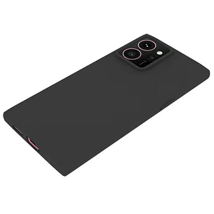 For HMD Skyline Case Soft Matte Back TPU Black Phone Cover, Large Cutout