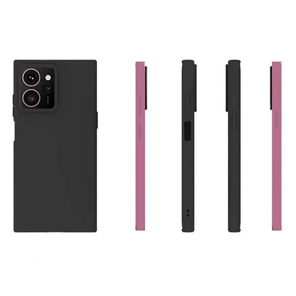 For HMD Skyline Case Soft Matte Back TPU Black Phone Cover, Large Cutout