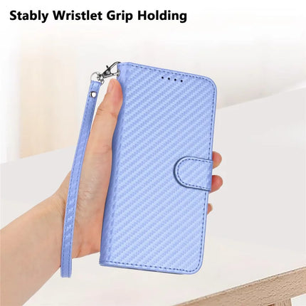 YX0070 For Realme 13 Pro 5G (Global) / 13 Pro+ 5G (Global) Wallet Case Carbon Fiber Texture Leather Cell Accessories Phone Cover