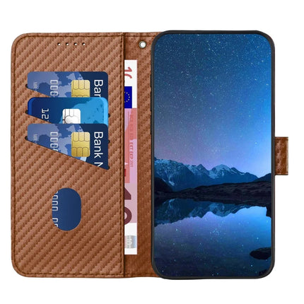 YX0070 For Realme 13 Pro 5G (Global) / 13 Pro+ 5G (Global) Wallet Case Carbon Fiber Texture Leather Cell Accessories Phone Cover