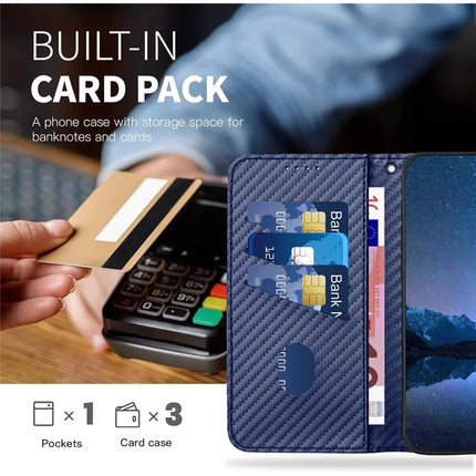 YX0070 For Realme 13 Pro 5G (Global) / 13 Pro+ 5G (Global) Wallet Case Carbon Fiber Texture Leather Cell Accessories Phone Cover