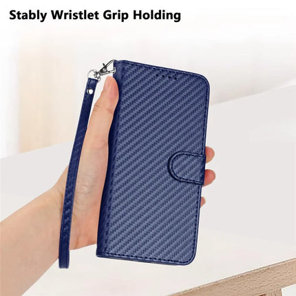 YX0070 For Realme 13 Pro 5G (Global) / 13 Pro+ 5G (Global) Wallet Case Carbon Fiber Texture Leather Cell Accessories Phone Cover