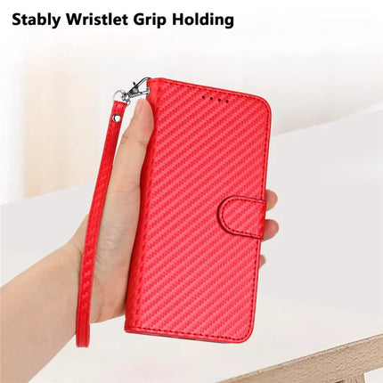 YX0070 For Realme 13 Pro 5G (Global) / 13 Pro+ 5G (Global) Wallet Case Carbon Fiber Texture Leather Cell Accessories Phone Cover