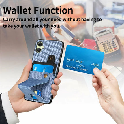 For Samsung Galaxy A06 Case K-Shaped Kickstand Leather+PC+TPU Phone Cover