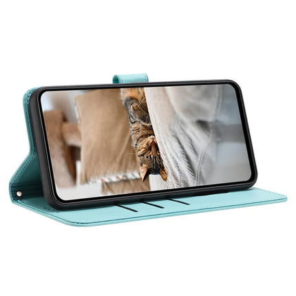 For Motorola Edge 50 Neo 5G / Moto S50 5G / Thinkphone 25 5G Case with Strap Cats Imprint Leather Wallet Phone Cover