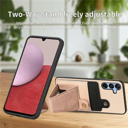 For Samsung Galaxy A16 5G / A16 4G Case K-Shaped Kickstand Leather+PC+TPU Phone Cover