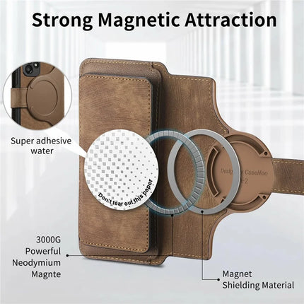 CASENEO MW-02 For Samsung Galaxy A16 5G / A16 4G Case Detachable Magnetic Leather Flip Phone Cover
