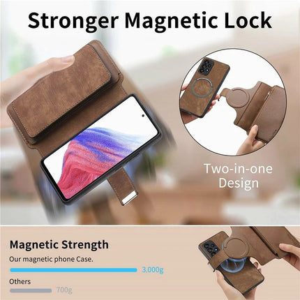 CASENEO MW-02 For Samsung Galaxy A16 5G / A16 4G Case Detachable Magnetic Leather Flip Phone Cover