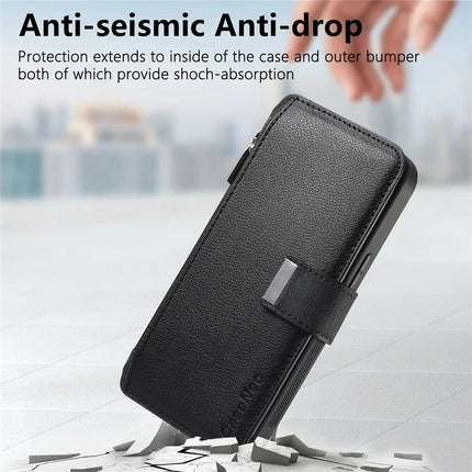 CASENEO MW-02 For Samsung Galaxy A06 Case Detachable Magnetic Leather Flip Phone Cover