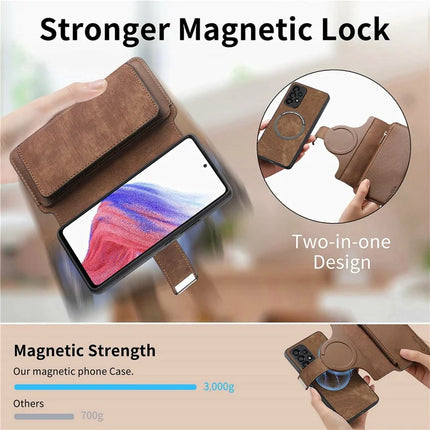 CASENEO MW-02 For Samsung Galaxy A06 Case Detachable Magnetic Leather Flip Phone Cover