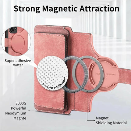 CASENEO MW-02 For Samsung Galaxy A06 Case Detachable Magnetic Leather Flip Phone Cover
