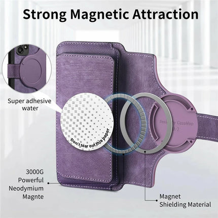 CASENEO MW-02 For Samsung Galaxy A06 Case Detachable Magnetic Leather Flip Phone Cover